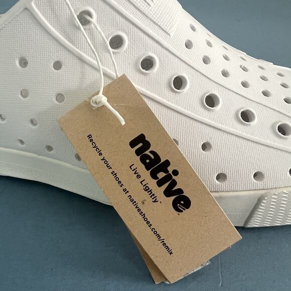 Native Jefferson Shell White Slip-On EVA Unisex Sneakers - Picture 11 of 11